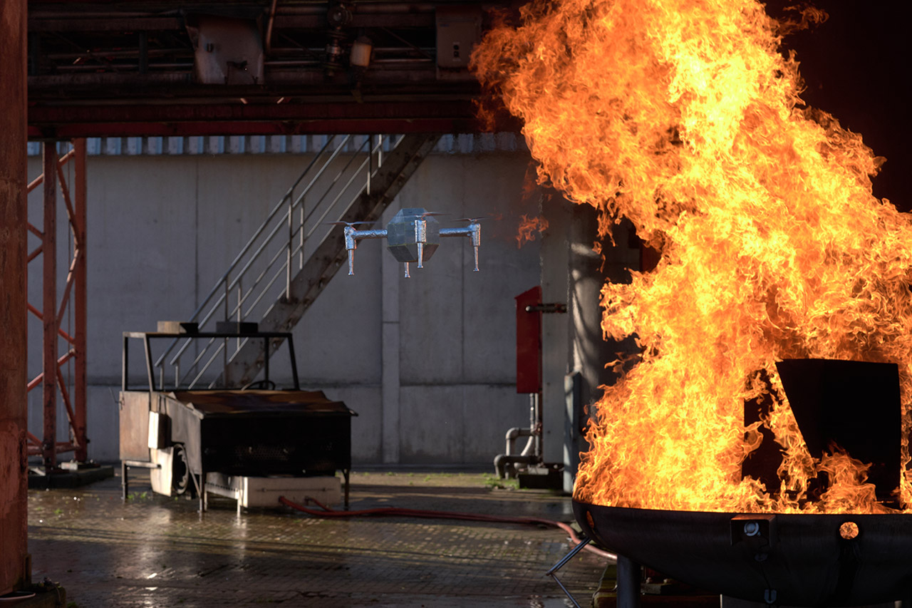 Drones Résistants au Feu : L’Innovation qui Révolutionne l’Aide aux Pompiers